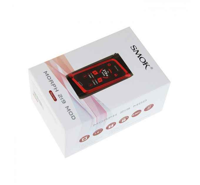 Батарейний мод Smok Morph 219W Touch Screen Mod Black Red