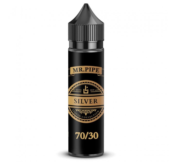 Рідина для електронних сигарет Mr.Pipe Silver 6 мг 60 мл (Класичний тютюн + зливу)