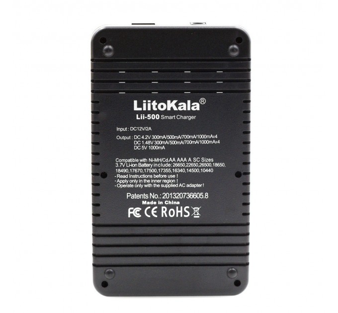 Зарядний пристрій LiitoKala Lii 500 Engineer Original Black