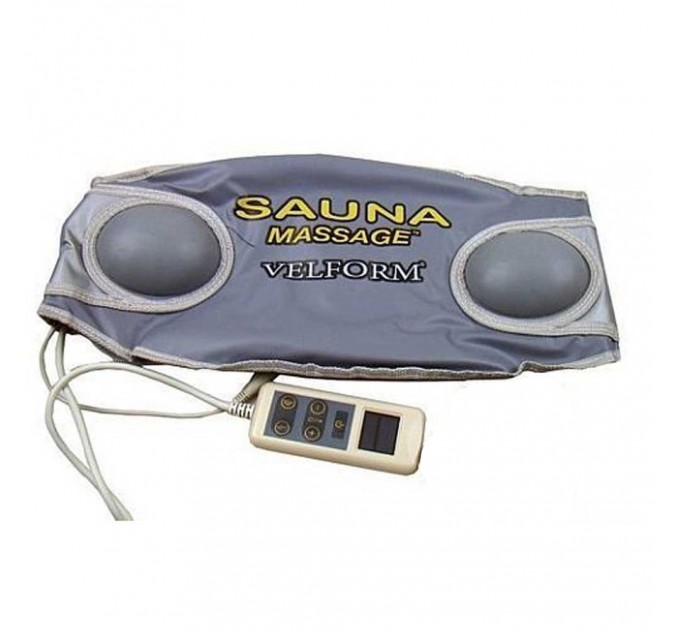 Массажный пояс для похудения живота Sauna Massage Velform (Silver)