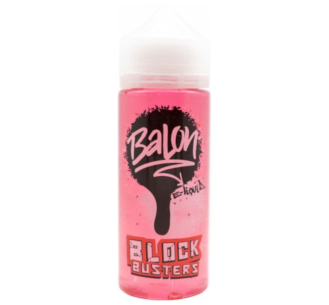 Жидкость для электронных сигарет Balon Blockbusters 0 мг 120 мл (Клубника + сливки)