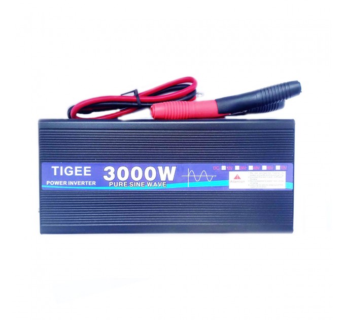 Инвертор Tigee Power 3000W 022 c 12V на 220V чистая синусоида (розетка,экран)