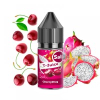 Жидкость для POD систем T-Juice Salt CherryDrag 30 мл 50 мг (Спелая вишня с драгонфруит)