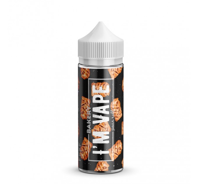 Жидкость для электронных сигарет I'М VAPE Pear roll 6 мг 120 мл (Запеченная груша)