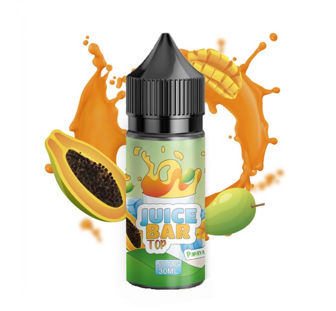 Рідина для POD систем Flavorlab JUICE BAR TOP Papaya mango 30 мл 50 мг (Папайя манго)