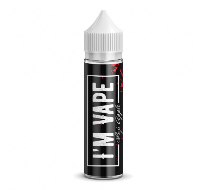 Жидкость для электронных сигарет I'М VAPE Fuji Apple 0 мг 60 мл (Красное яблоко)