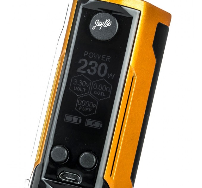 Электронная сигарета WISMEC Reuleaux RX GEN3 Dual 230W Original Kit (Gloss Gold) 