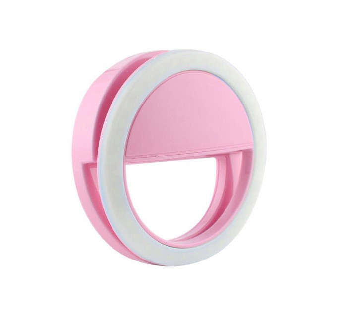 Кольцо для селфи с подсветкой selfie light (Pink) 