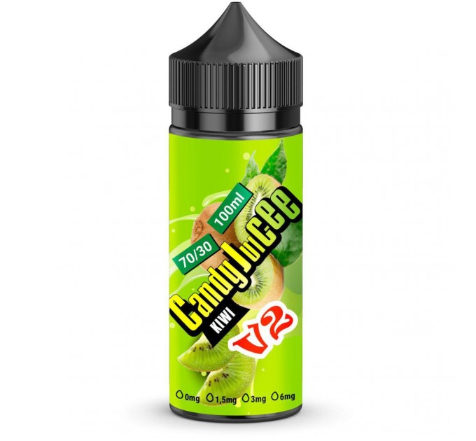 Жидкость для электронных сигарет Candy Juicee V2 Kiwi 0 мг 100 мл (Киви)