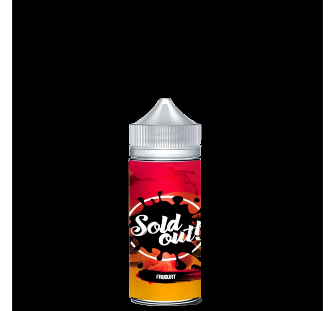 Жидкость для электронных сигарет Sold Out Frugurt 0 мг 30 мл (Малино-персиковый йогурт)