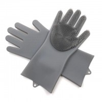 Силіконова рукавичка Gloves for washing dishes для миття посуду (Grey)