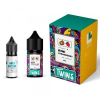 Набор заправки для самозамеса на солевом никотине TWINS Kiwi Strawberry 30 мл 50 мг (Клубника Киви)