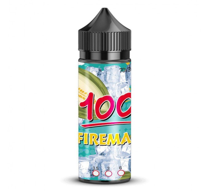Жидкость для электронных сигарет 100 (сотка) Fireman 6 мг 100 мл (Холодная дыня)