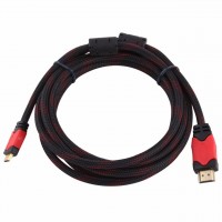 Кабель HDMI 5м (Black Red)