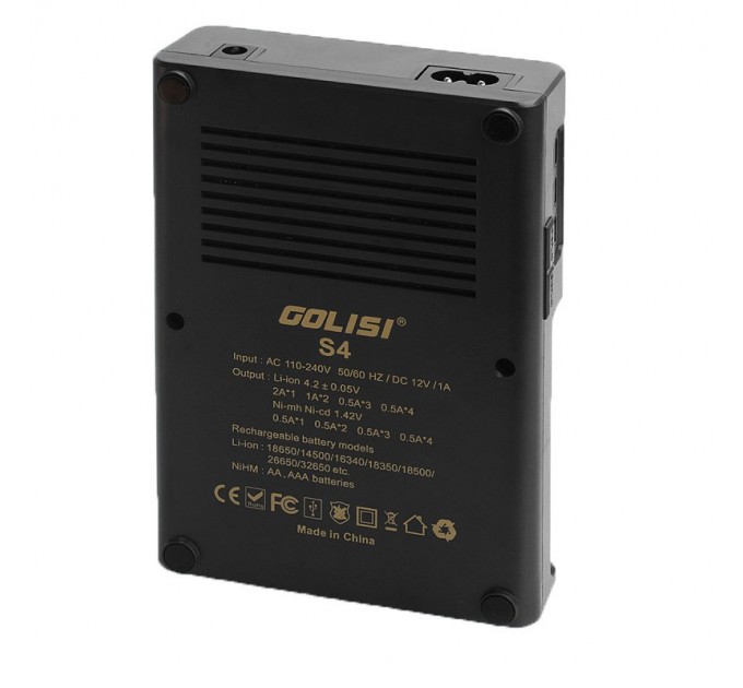 Зарядний пристрій Golisi S4 Smart Battery Charger Original Black