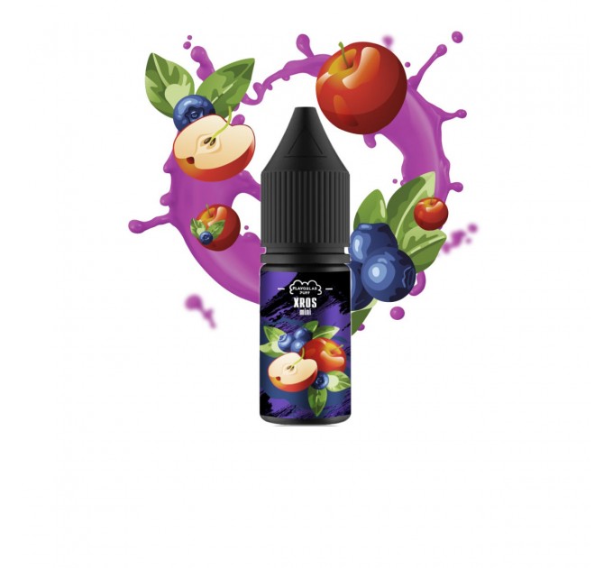 Жидкость для POD систем Flavorlab XROS Salt Blueberry Apple 10 мл 65 мг (Черника яблоко)