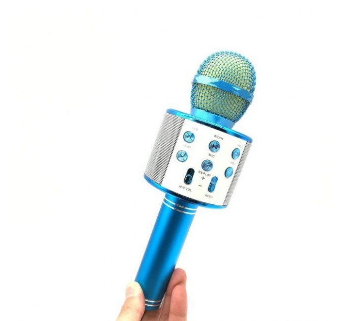 Мікрофон для караоке W 858 (Blue)