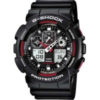Часы наручные G-SHOCK GA-100B (Black Red)