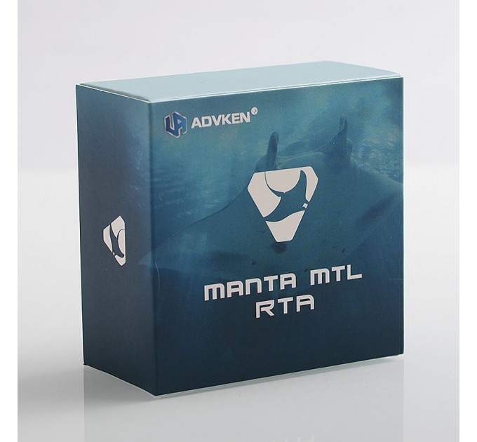 Атомайзер MANTA MTL RTA 24mm Silver Advken