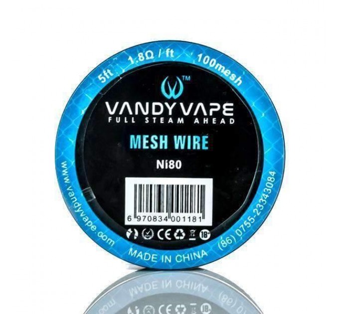 Катушка сетки Vandy Vape Mesh Wire Original DIY Ni80 100 mesh