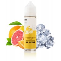 Жидкость для электронных сигарет WES Ice Citrus 0 мг 60 мл (Цитрусовые фрукты со льдом)