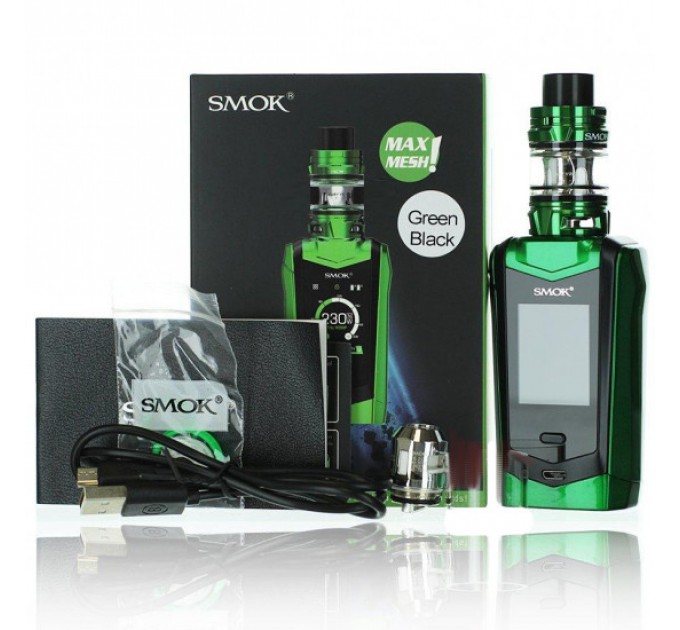 Электронная сигарета Smok Species 230W Touch Screen TC EU Kit Green Black