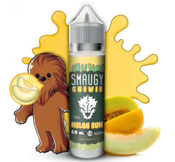 Жидкость для электронных сигарет SMAUGY Chewie Melon Gum 1.5 мг 60 мл (Арбузная жвачка)
