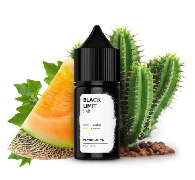 Жидкость для POD систем Black Limit Salt Cactus Melon 30 мл 30 мг (Сладкий микс кактуса и дыни)