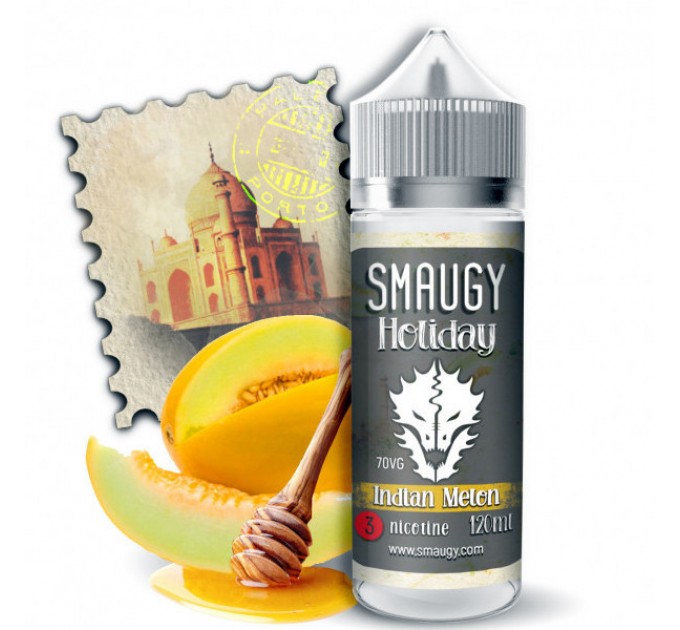 Жидкость для электронных сигарет SMAUGY Holiday Indian Melon 3 мг 120 мл (Сладкая дыня)