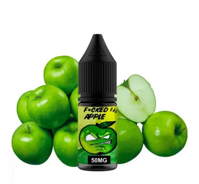 Жидкость для POD систем Fucked Mix Salt Apple 10 мл 25 мг (Кислое яблоко)