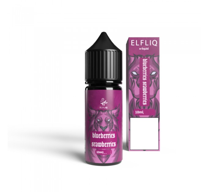 Жидкость для POD систем ELFLIQ Blueberries Strawberries 10 мл 50 мг (Черника Клубника)