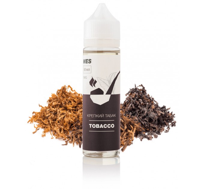 Жидкость для электронных сигарет WES Tobacco 6 мг 60 мл (Крепкий табак)
