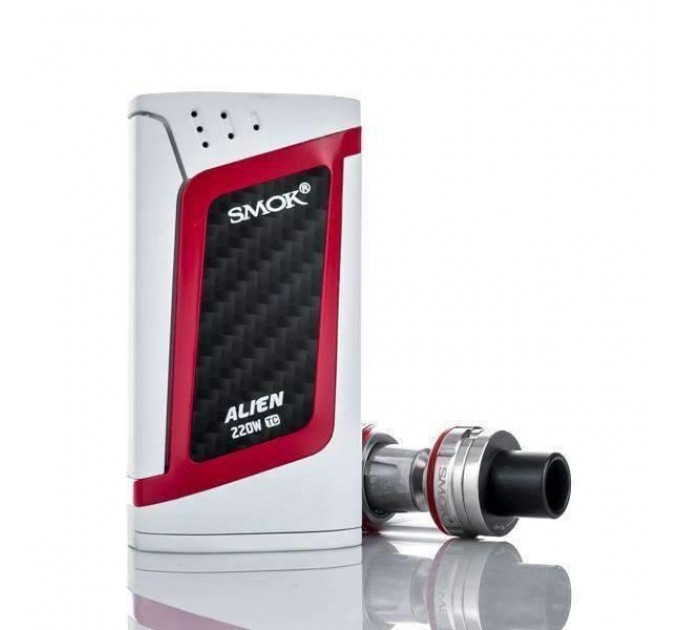 Электронная Сигарета Smok Alien TC 220W Kit (White-Red)