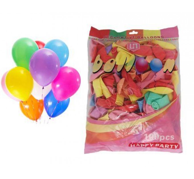 Повітряні кульки "Happy Party", 100 штук HPD25