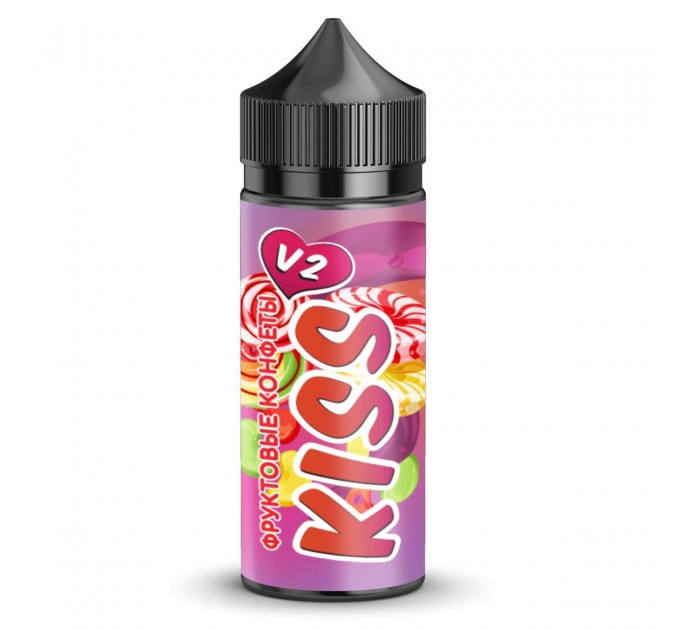 Рідина для електронних сигарет KISS V2 6 мг 100 мл (Фруктові цукерки)