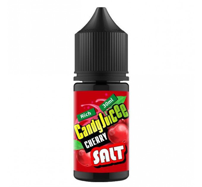 Жидкость для POD систем Candy Juice SALT Cherry 25 мг 30 мл (Вишнёвая карамелька)