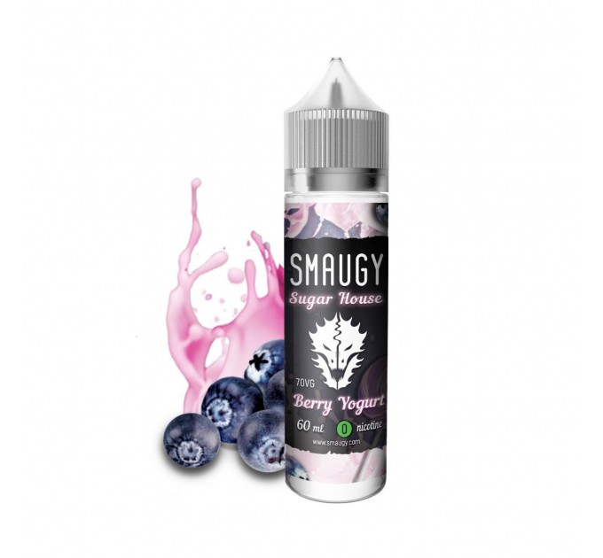 Жидкость для электронных сигарет SMAUGY Berry Yogurt 0 мг 60 мл (Джем с лесных ягод и йогурт)