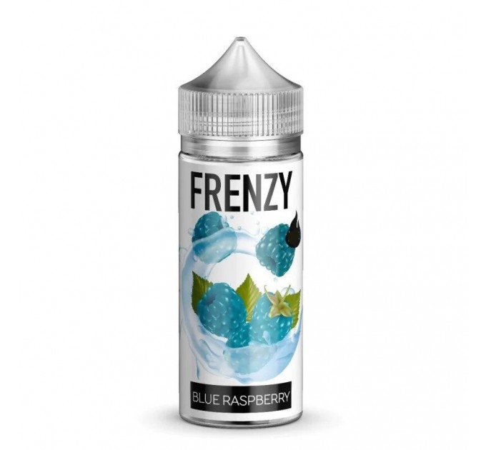 Рідина для електронних сигарет Frenzy Vape Blue Raspberry 1.5 мг 100 мл (Блакитна малина)