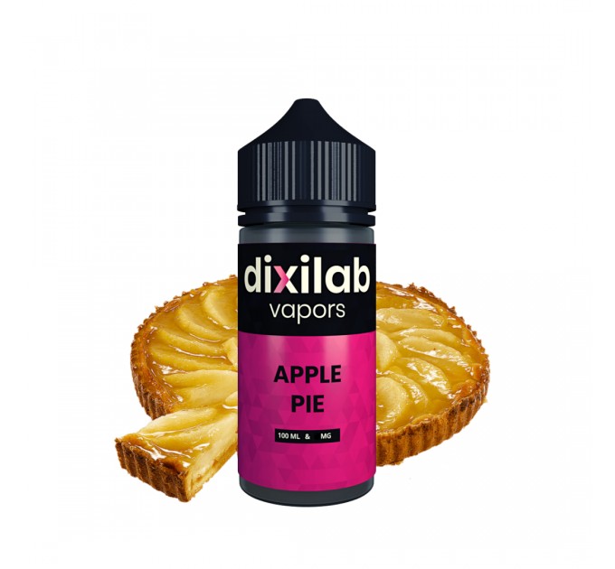 Жидкость для электронных сигарет Dixilab APPLE PIE 0 мг 100 мл (Яблочный Пирог + Ягоды)
