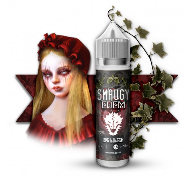 Жидкость для электронных сигарет SMAUGY Edem Red Lilith 0 мг 60 мл (Граната с легкой прохладой)