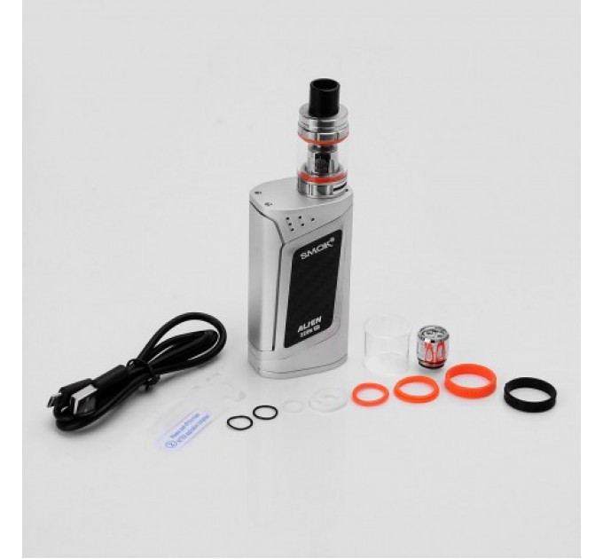 Електронна сигарета Smok Alien TC 220W Kit (Срібний)