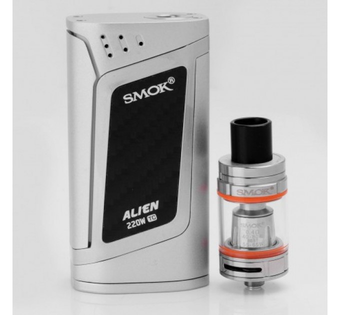 Электронная сигарета Smok Alien TC 220W Kit (Серебряный)