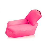 Ламзак надувной W-53 с подушкой (Pink)