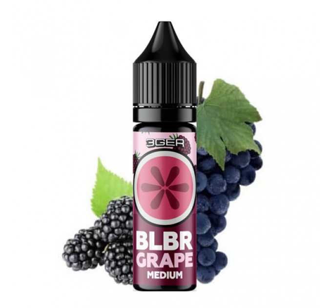 Жидкость для POD систем 3GER Salt Blackberry Grape 15 мл 50 мг (Ежевика виноград)