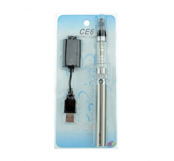 Электронная сигарета eGo-T CE6 900 mAh Silver