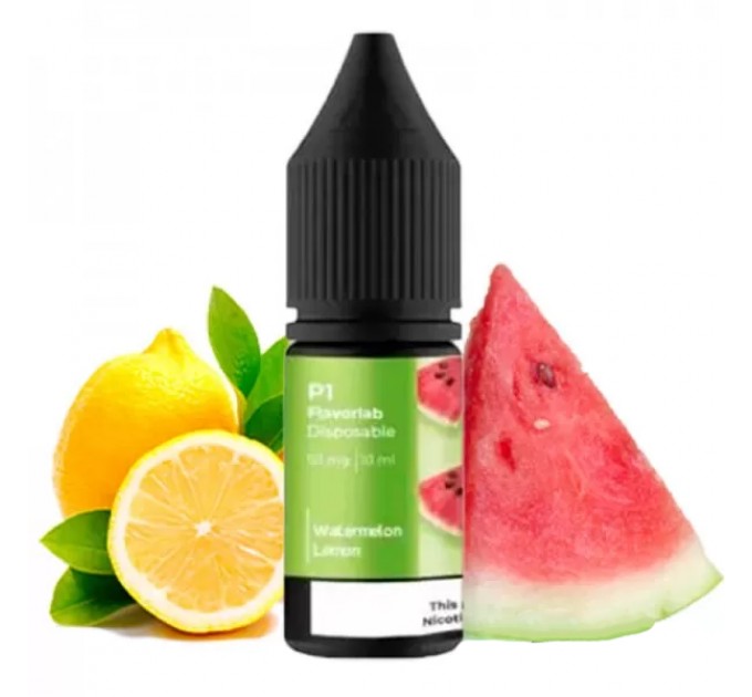 Рідина для POD систем Flavorlab P1 Watermelon Lemon 10 мл 50 мг (Кавун лимон)