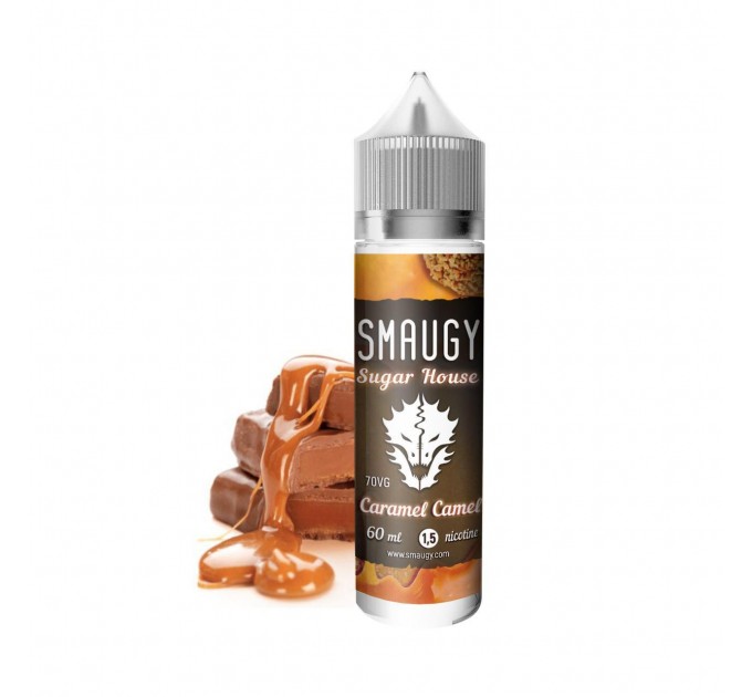 Жидкость для электронных сигарет SMAUGY Caramel Camel 1.5 мг 60 мл (Французская карамели и молоко)