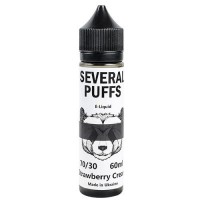 Жидкость для электронных сигарет Several Puffs Strawberry Cream 1.5 мг 60 мл (Клубничный крем)