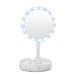 Кругле Дзеркало з LED підсвічуванням для макіяжу My Fold Jin (White)