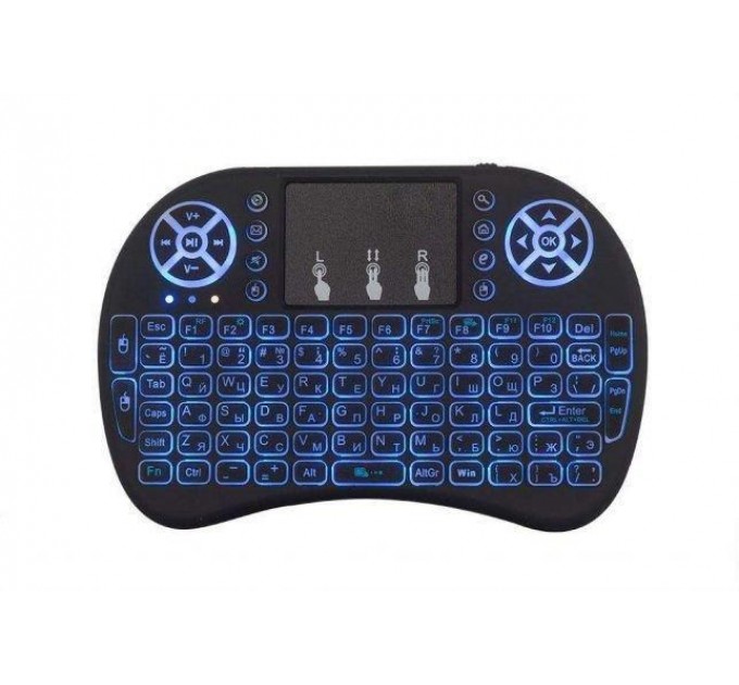 Бездротова міні-клавіатура пульт для ТБ "Mini Keyboard UKB 500" (Black)